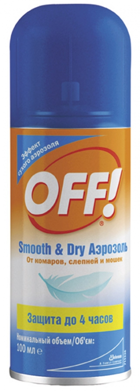 Off Smooth&Dry Аэрозоль от комаров