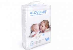 Подгузники Lovular Hot Wind нежные