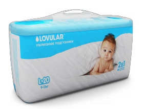 Подгузники-трусики Lovular 2в1