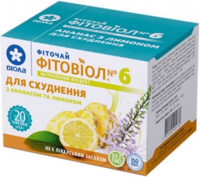 Фитовиол Для похудения с ананасом и лимоном