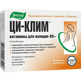 Ци-Клим Витамины для женщин 45+
