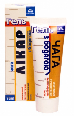 Гель Чага с бадягой Лекарь