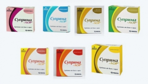 Препараты Суприма-Бронхо, Суприма-ЛОР, Риниколд Хотмикс по выгодной цене в сети аптек "Липецкфармация"!