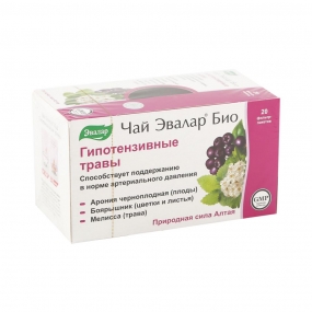 Чай Эвалар Био Гипотензивные травы