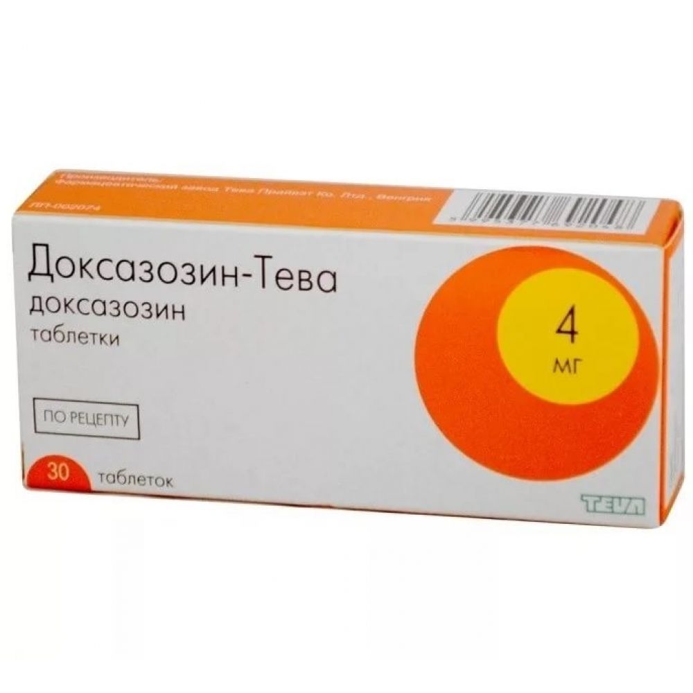Доксазозин-Тева цена в аптеках Москвы,  - Поиск лекарств