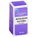 Женьшеня настойка