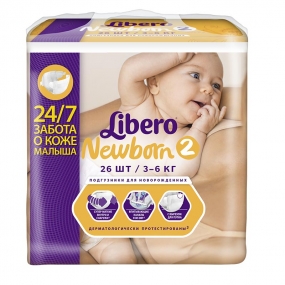 Подгузники Libero Newborn