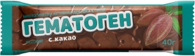 Гематоген 40г с какао