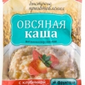 Каша на фруктозе 41г овсяная витаминизированная с клубникой