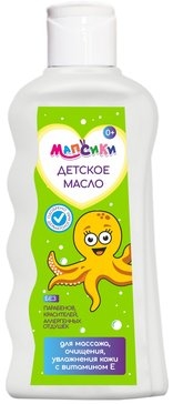 Масло детское массажное 0+ 150 мл Мапсики 