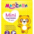 Подгузники детские Мапсики р.mini 3-6кг 14 шт
