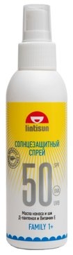 Солнцезащитный спрей 1+ SPF50 150 мл Lintisun