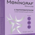 Тонизирующий напиток с пантогематогеном сухой 10 шт Moningraf