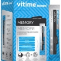 Vitime Мемори Комплекс для памяти и внимания, сироп 10 мл стики 15 шт