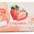 Жевательная резинка Клубника 12 шт 