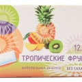 Жевательная резинка Тропические фрукты 12 шт 