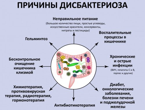 Почему нарушается микрофлора кишечника