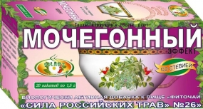 Мочегонный чай («Сила российских трав»)