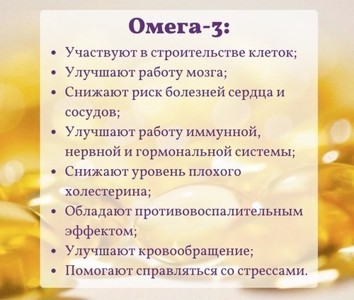 Омега-3: в чем польза
