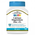 21st Century Кальций, магний, цинк + D3