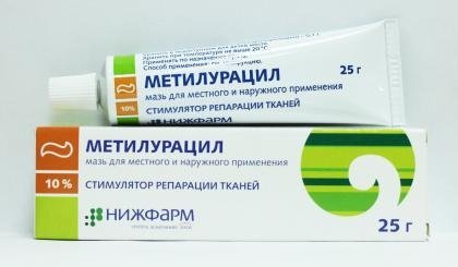 Мазь «Метилурацил»: что лечит?