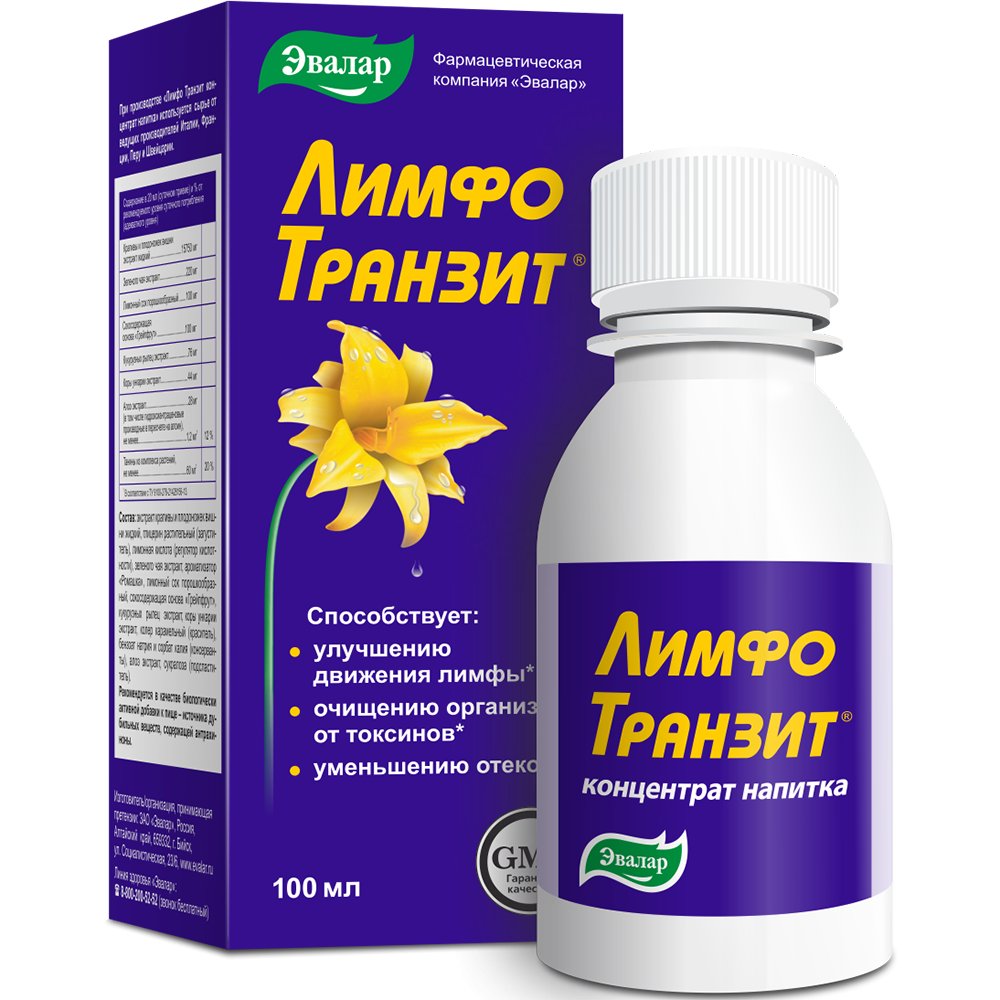 «ЛимфоТранзит»: поможет очистить лимфу, убрать отеки и вывести токсины