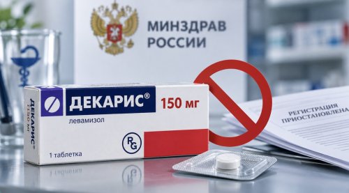 Минздрав приостановил регистрацию препарата «Декарис» в России из-за возможной угрозы здоровью