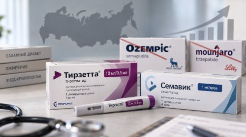 Продажи семаглутида и тирзепатида в России резко выросли после ухода Оземпика и Мунджаро